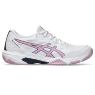 Buty sportowe damskie - Damskie Buty halowe ASICS GEL-ROCKET 11 1072A093-105 – Biały - miniaturka - grafika 1