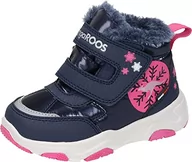 Śniegowce damskie - KangaROOS Ks-Ice V RTX śniegowce dziewczęce, Dk Navy Daisy Pink, 28 EU - miniaturka - grafika 1