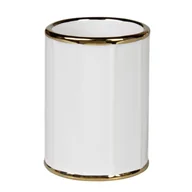 Kubki na szczoteczki do zębów - Kubek Pouli 7,5 x 7,5 x 10 cm biały - miniaturka - grafika 1