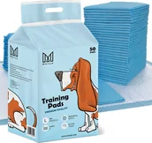 Prześcieradła dla dzieci - Podkłady higieniczne dla zwierząt maty dla psa Mersjo L 60x60 50 szt. - miniaturka - grafika 1