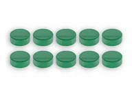 Tablice i flipcharty - magnetoplan Magnetoplan Magnum magnesy, średnica 34 mm, 10 sztuk, zielony 9000483171 - miniaturka - grafika 1