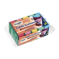Ściereczki, gąbki, czyściki - Gąbka kuchenna maxi 5 sztuk Grosik - miniaturka - grafika 1