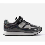 Buty dla dziewczynek - Czarne brokatowe sneakersy Big Star KK374103 - miniaturka - grafika 1
