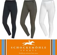 Bryczesy - Schockemohle Legginsy jeździeckie damskie POCKET STYLE SS22 - miniaturka - grafika 1