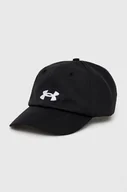 Czapki damskie - Under Armour czapka z daszkiem kolor czarny z aplikacją - miniaturka - grafika 1