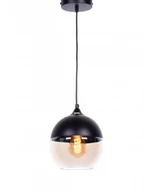 Lampy sufitowe - Lumina Deco Deco LAMPA WISZĄCA LOFT INDUSTRIALNA CZARNA ALBION - miniaturka - grafika 1