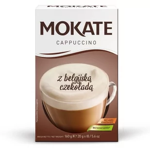 Mokate Kawa Cappucino czekoladowe 20g * 8 szt SMOC.4100 - Cappuccino i kawy smakowe - miniaturka - grafika 1