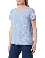 Koszulki i topy damskie - Vila VIPAYA S/S Top/SU-NOOS T-shirt damski, angielski Manor/AOP: Sally, 44 - miniaturka - grafika 1