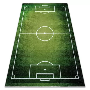 Dywan do prania JUNIOR 51307.803 Boisko, piłka nożna dla dzieci, antypoślizgowy - zielony, 80x150 cm - Dywany dla dzieci - miniaturka - grafika 1