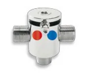 Akcesoria do armatury i ceramiki - Novaservis Zawory - Mikser mechaniczny do akumulatorów 3/8", chrom MM10 - miniaturka - grafika 1