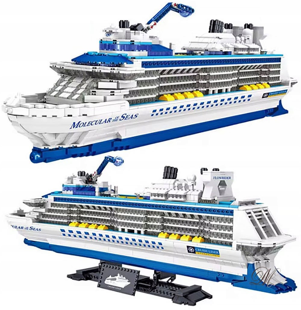 WYCIECZKOWIEC KLOCKI - model statku prezent titanic statek 3d samolot okręt