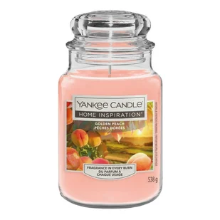 Golden Peach - Yankee Candle - duża świeca - seria Home Inspiration - Świece - miniaturka - grafika 1