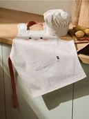 Czapki dla dzieci - Sinsay - Fartuch z motywem królika i czapka kucharska - szary - miniaturka - grafika 1