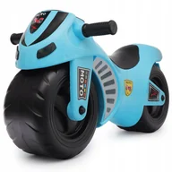 Chodziki - Jeździk dla dzieci motor biegowy światła dźwięki niebieski M-TOUR WEBBEN - miniaturka - grafika 1