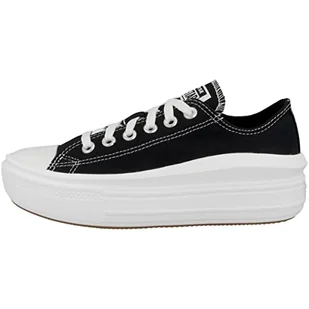 Canvas Colour Chuck Taylor All Star Move Low Top damskie czarne buty sportowe 570256C, czarny, 37.5 EU - Koszulki i topy damskie - miniaturka - grafika 1