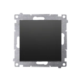 Łącznik schodowy Kontakt-Simon 54 DW6.01/X/49 bez piktogramu moduł 10AX, 250V~, szybkozłącza czarny - Wyłączniki światła i elektryczne - miniaturka - grafika 1