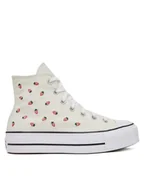 Trampki damskie - Converse Trampki Chuck Taylor All Star Lift A14934C Écru - miniaturka - grafika 1