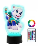 Lampy stojące - Lampka Nocna Z Nadrukiem 3D Led Psi Patrol Everest - miniaturka - grafika 1