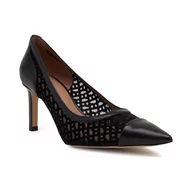 Czółenka - BOSS Skórzane szpilki Janet_Pump70_MEFLK - miniaturka - grafika 1