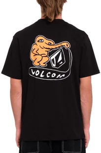 t-shirt VOLCOM SANTI STONED TEE Black - Koszulki męskie - miniaturka - grafika 1