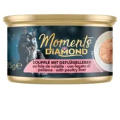 Mokra karma dla kotów - MOMENTS Diamond Soufflé 12 x 85 g Wątróbka drobiowa - miniaturka - grafika 1