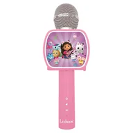 Instrumenty muzyczne dla dzieci - Lexibook Karaoke mikrofon z głośnikiem Koci domek Gabi - miniaturka - grafika 1