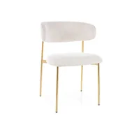 Krzesła - Krzesło tapicerowane ELTON RAVEN beżowy - miniaturka - grafika 1