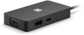 Huby USB - Srfc USB-C Travel Hub XZ/NL/FR/DE Black 161-00002 - miniaturka - grafika 1