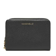 Portfele - Mały Portfel Damski Coccinelle E2 TBM 11 E9 01 Czarny - miniaturka - grafika 1
