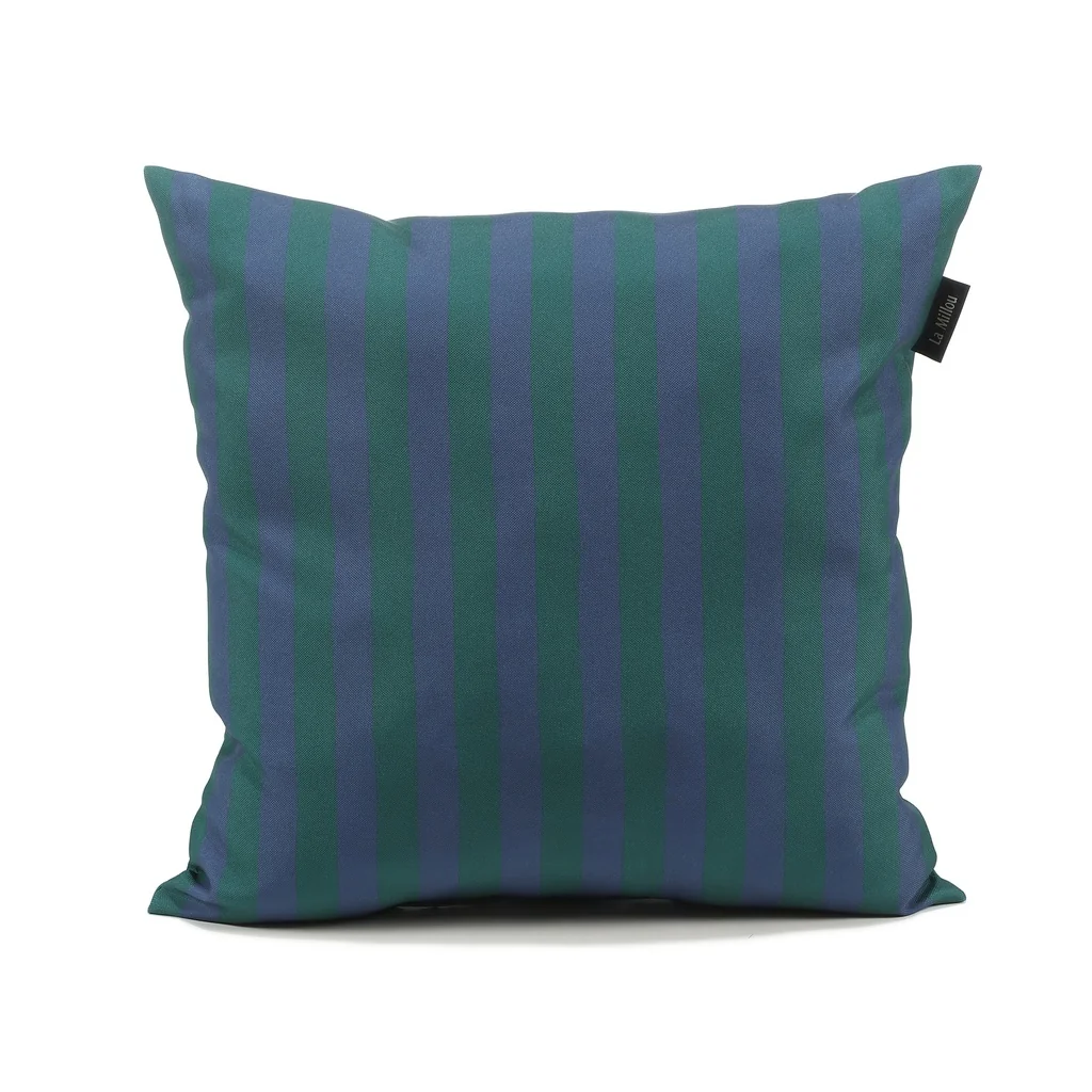 La Millou - Poduszka Ogrodowa STRIPES GREEN 50x50