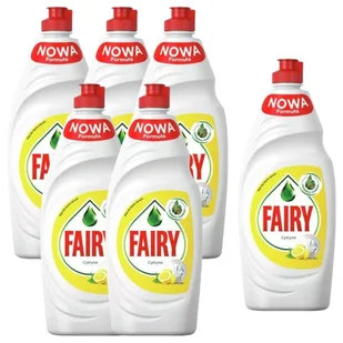 6x Płyn do mycia naczyń Fairy 750ml cytryna ZESTAW - Płyny do naczyń - miniaturka - grafika 1