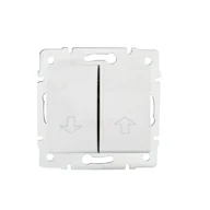 Wyłączniki światła i elektryczne - Kanlux Łącznik żaluzjowy zwierny LOGI 02-1310-102 bi 25099 - miniaturka - grafika 1