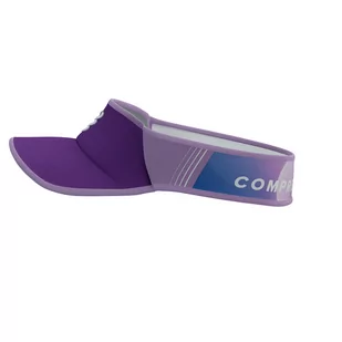 COMPRESSPORT Daszek biegowy VISOR ULTRALIGHT lilac/white - Czapki i chusty sportowe damskie - miniaturka - grafika 4