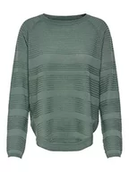 Swetry damskie - ONLY Onlcaviar L/S KNT Noos sweter damski, zielony (Chinois Green), S - miniaturka - grafika 1