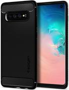 Etui i futerały do telefonów - Spigen Etui Rugged Armor Galaxy S10 czarne 8809640252273 - miniaturka - grafika 1