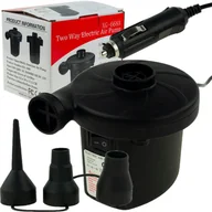 Materace turystyczne - POMPKA ELEKTRYCZNA DO MATERACA BASENU 12V+KOŃCÓWKI - miniaturka - grafika 1