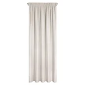 Zasłony - Zasłona Eris jasnobeżowa 140 x 270 cm na taśmie - miniaturka - grafika 1