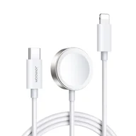 Akcesoria do smartwatchy - Joyroom kabel USB Typ C 20W PD z ładowarką indukcyjną do Apple Watch 1.5m biały (S-IW005) - miniaturka - grafika 1