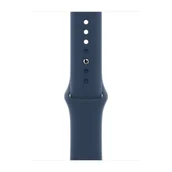 Akcesoria do smartwatchy - Apple Pasek sportowy w kolorze błękitu otchłani do koperty 38mm / 40mm / 41mm / 42mm - rozmiar S/M/L - miniaturka - grafika 1