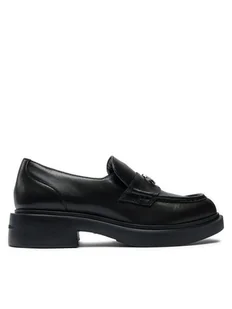 KARL LAGERFELD Loafersy KL41213 Czarny - Półbuty damskie - miniaturka - grafika 1