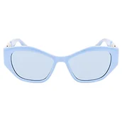 Okulary przeciwsłoneczne - KARL LAGERFELD Kl6086s Okulary przeciwsłoneczne, Azur, 54 Kobiety, Azur, 54 - miniaturka - grafika 1