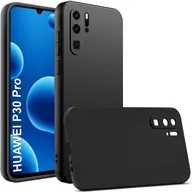Etui i futerały do telefonów - Etui Czarne Matowe Silikon Slim do Huawei P30 Pro - miniaturka - grafika 1