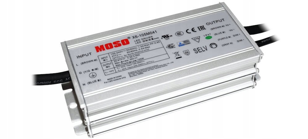 X6-105M041, Zasilacz, MOSO/X6, X6-105M041 Psu 105W: 0.35-3.5A/20-41V, Cp...