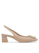 Sandały damskie - Gino Rossi Sandały ALAYA-SL2275-1A Beżowy - miniaturka - grafika 1