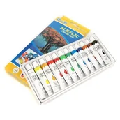 Farby i media malarskie - Zestaw farb akrylowych 12 ml x 12 szt. - miniaturka - grafika 1