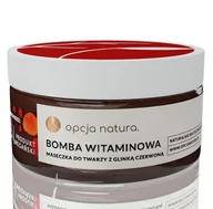 Maseczki do twarzy - Opcja.natura Opcja.natura Bomba Witaminowa Maseczka do Twarzy z Glinką Czerwoną 100 ml 2F32-12579 - miniaturka - grafika 1