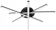 Lampy sufitowe - BERGE LAMPA LED MODENA RIVERA 35W ŻYRANDOL 4500K CZARNA LAMPA-6129-CZ-35W - miniaturka - grafika 1
