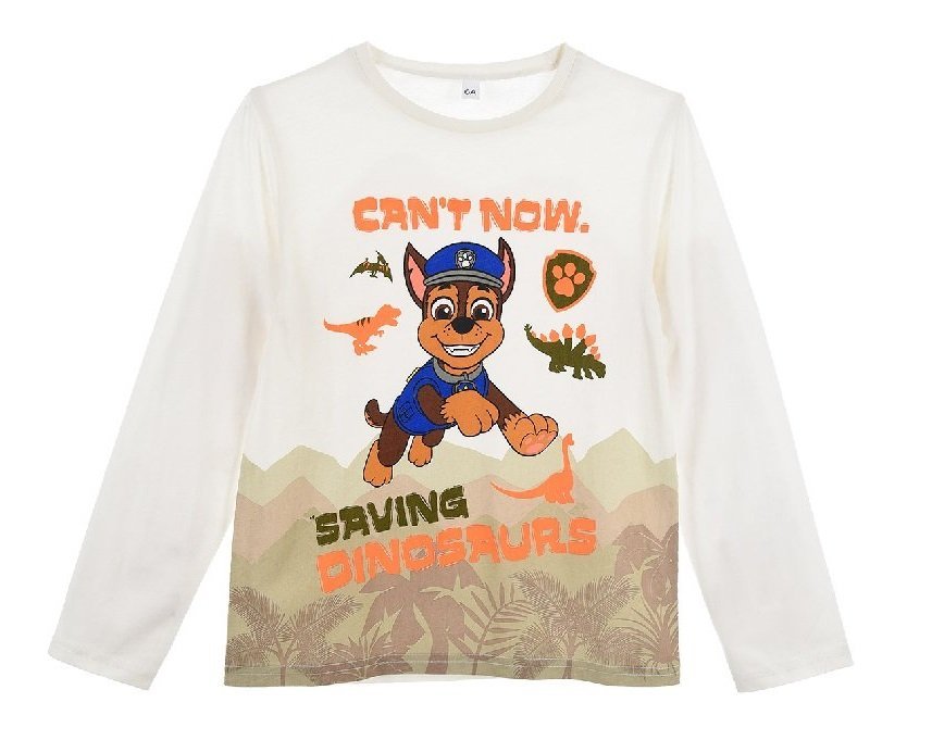 Chłopięca bluzka na długi rękaw Psi Patrol Chase rozmiar 116 cm