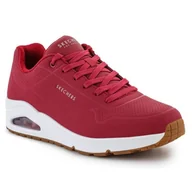 Buty sportowe męskie - Buty Skechers Uno Stand On Air M 52458-DKRD czerwone - miniaturka - grafika 1