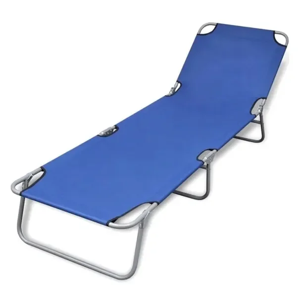 Leżak Łóżko Polowe Ogrodowe Tarasowe Plażowe Składane Aluminiowe